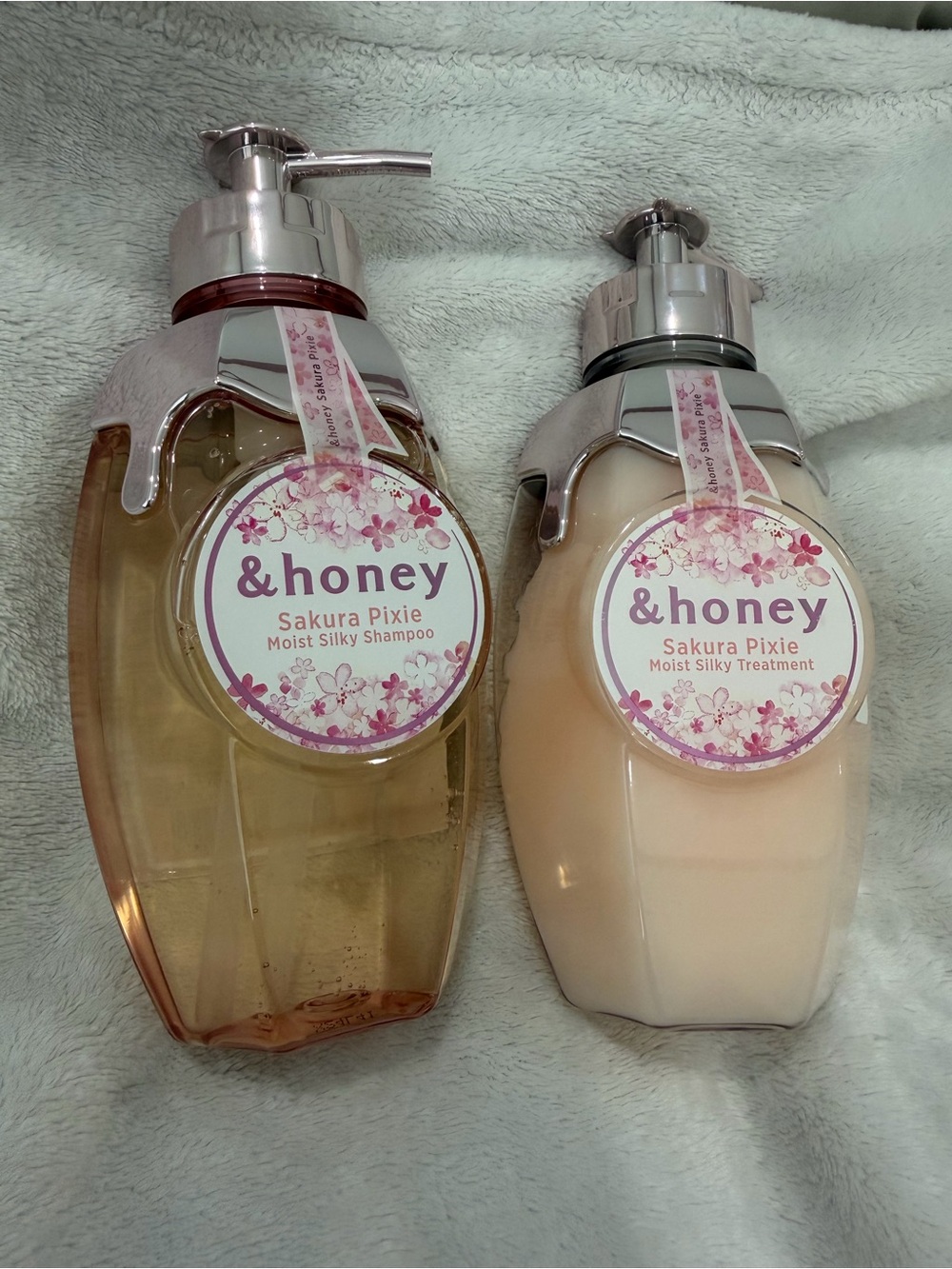 & Honey Sakura Pixie Moist Silky Shampoo & Treatment Sets - Limited Edition